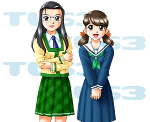 Tokiko and Nikoudou of TLS3 Tokiko and Nikoudou of TLS3