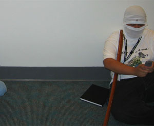 Ninja in line! Ninja in line!