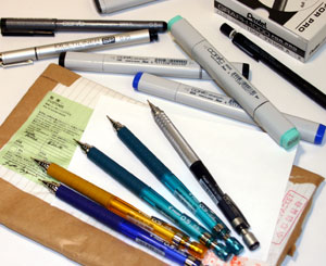 drawn with one of the pencils in this picture... drawn with one of the pencils in this picture...