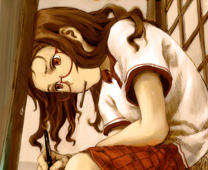 Pochiyama-san (by Yoshitoshi Abe) Pochiyama-san (by Yoshitoshi Abe)