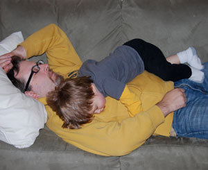 Jack & Daddy, the Post-Op Lounger Jack & Daddy, the Post-Op Lounger