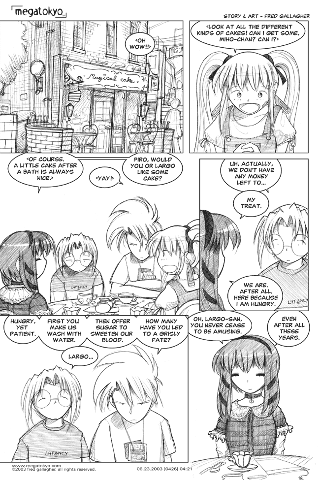 Comic 426: "after all these years", Chapter 4, Number 21, June 23rd, 2003 Strip 426, Volume 3, Page 99