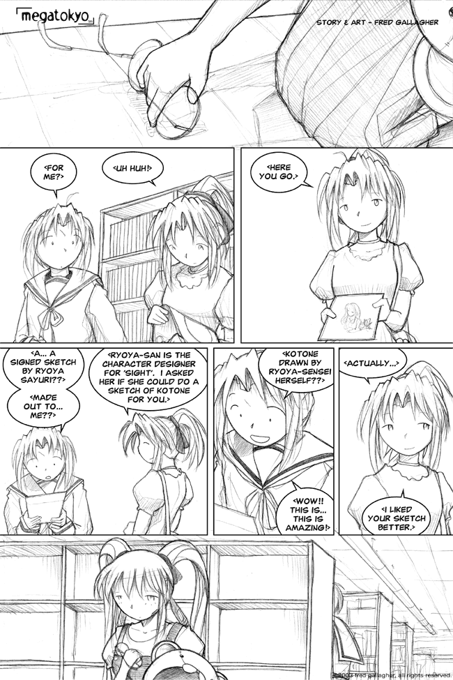 Comic 475: "i liked yours better", Chapter 4, Number 61, October 15th, 2003 Strip 475, Volume 3, Page 139