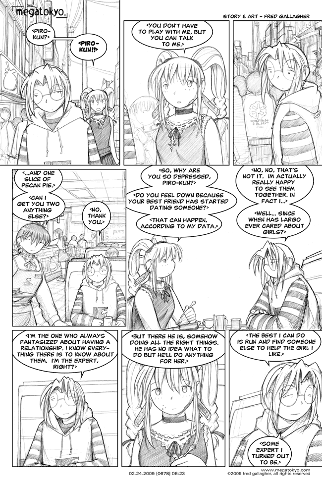 Comic 678: "some expert", Chapter 6, Number 33, February 24th, 2005 Strip 678, Volume 4, Page 139