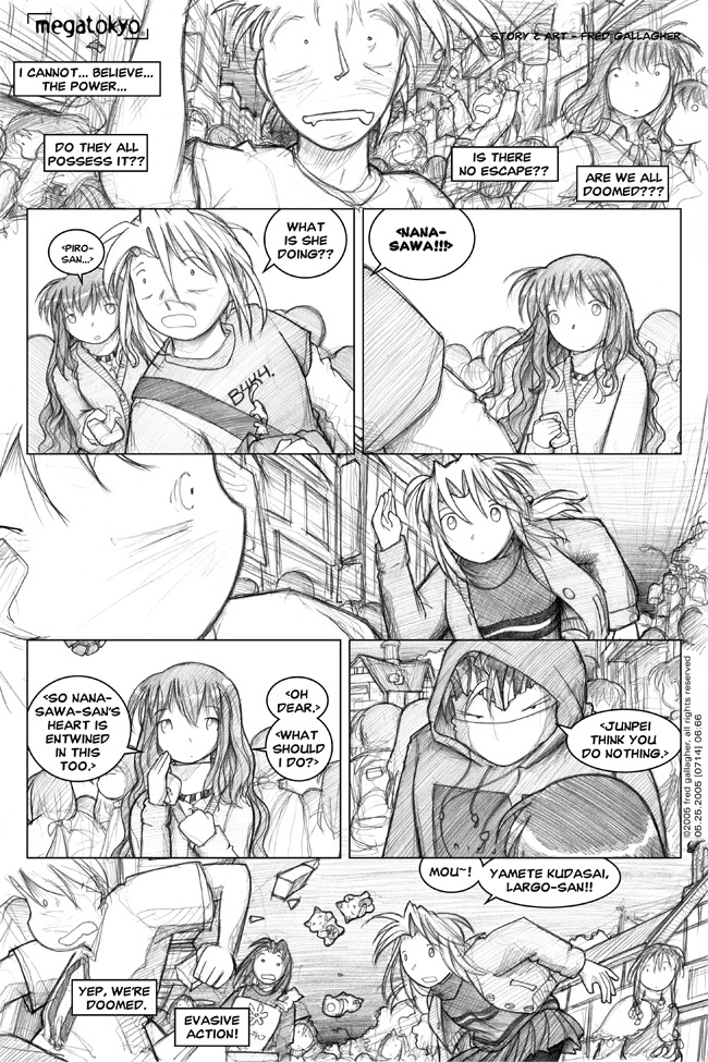 Comic 714: "doomed", Chapter 6, Number 66, May 25th, 2005 Strip 714, Volume 4, Page 172