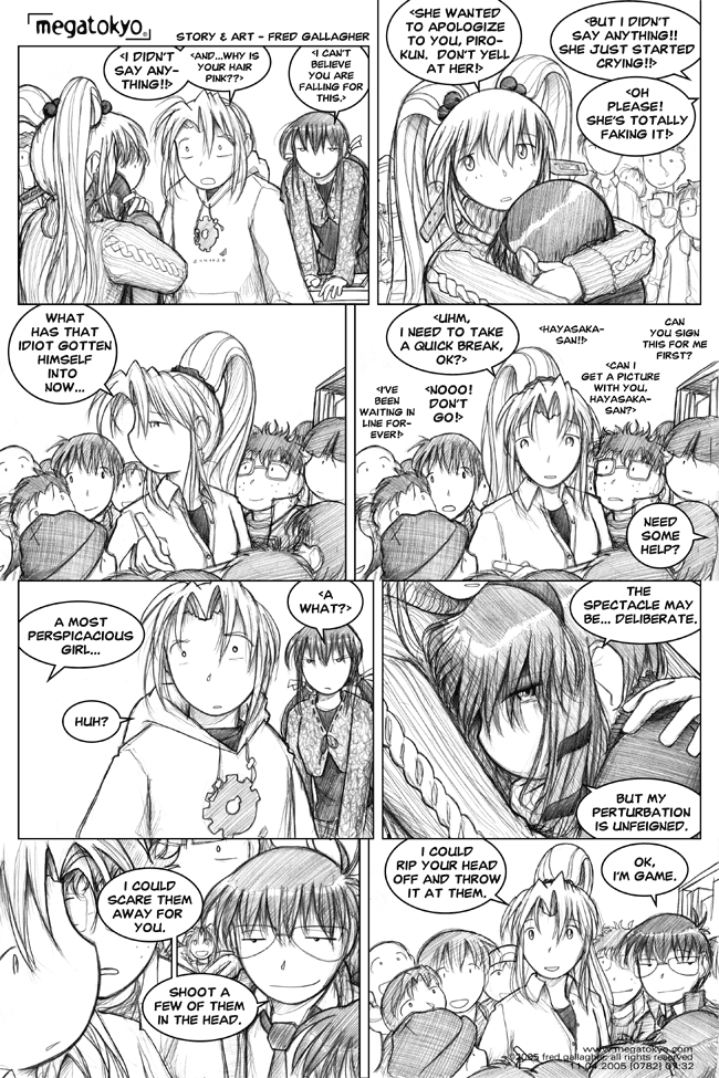 Comic 782: "a most perspicacious girl", Chapter 7, Number 32, November 4th, 2005 Strip 782, Volume 5, Page 40