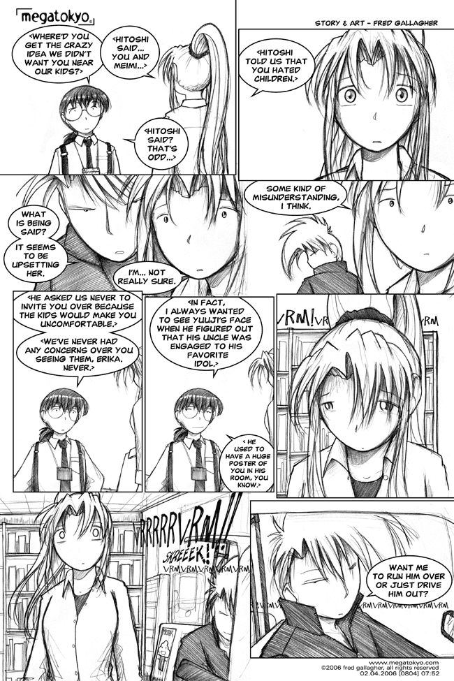 Comic 804: "some kind of misunderstanding", Chapter 7, Number 52, January 4th, 2006 Strip 804, Volume 5, Page 60