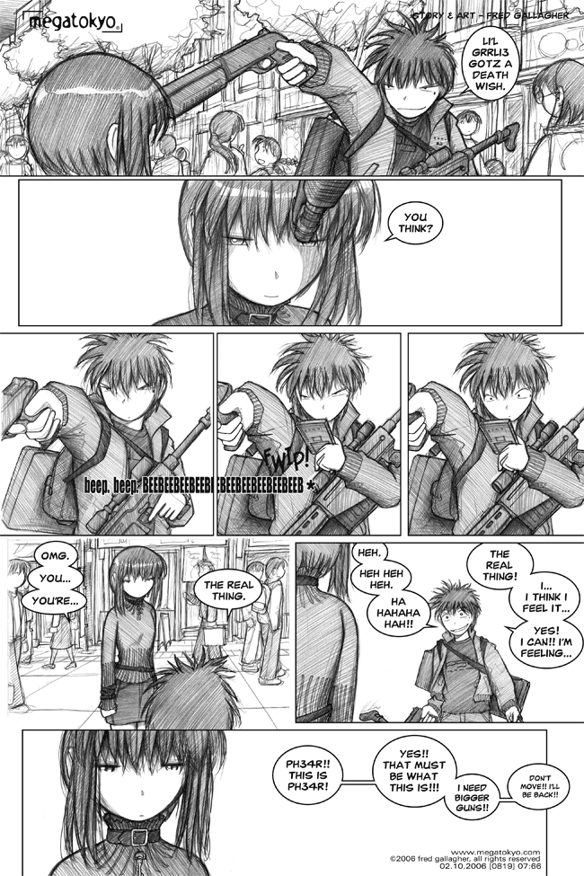 Comic 819: "the real thing", Chapter 7, Number 66, February 10th, 2006 Strip 819, Volume 5, Page 74