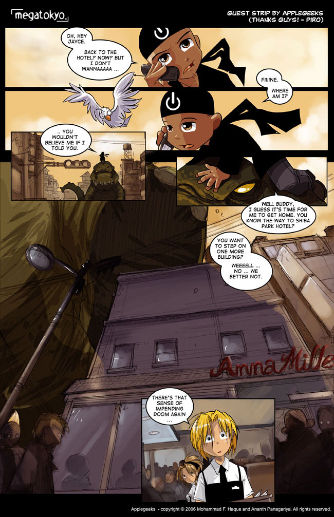 Comic 847: "Guest Strip: One more building", Guest Comic, Number 22, April 17th, 2006 Strip 847