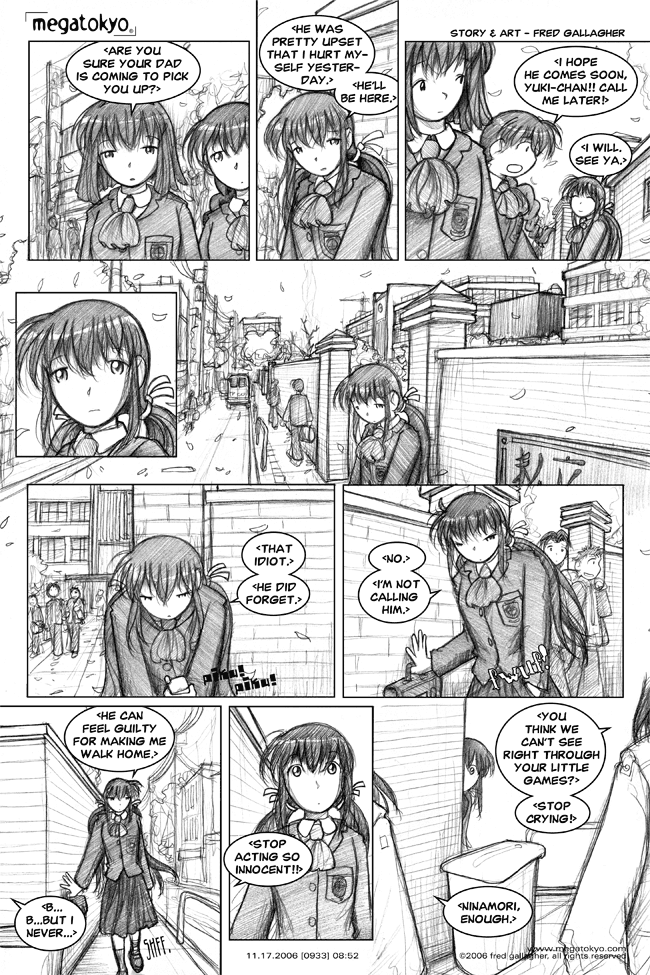 Comic 933: "innocent", Chapter 8, Number 52, November 17th, 2006 Strip 933, Volume 5, Page 166