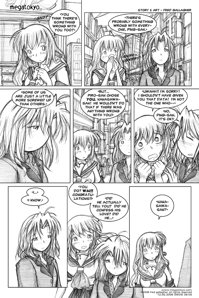 Comic 939: "something wrong", Chapter 8, Number 58, December 2nd, 2006 Strip 939, Volume 5, Page 172