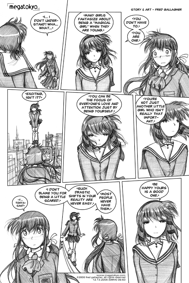 Comic 944: "a good shift", Chapter 8, Number 63, December 13th, 2006 Strip 944, Volume 5, Page 177