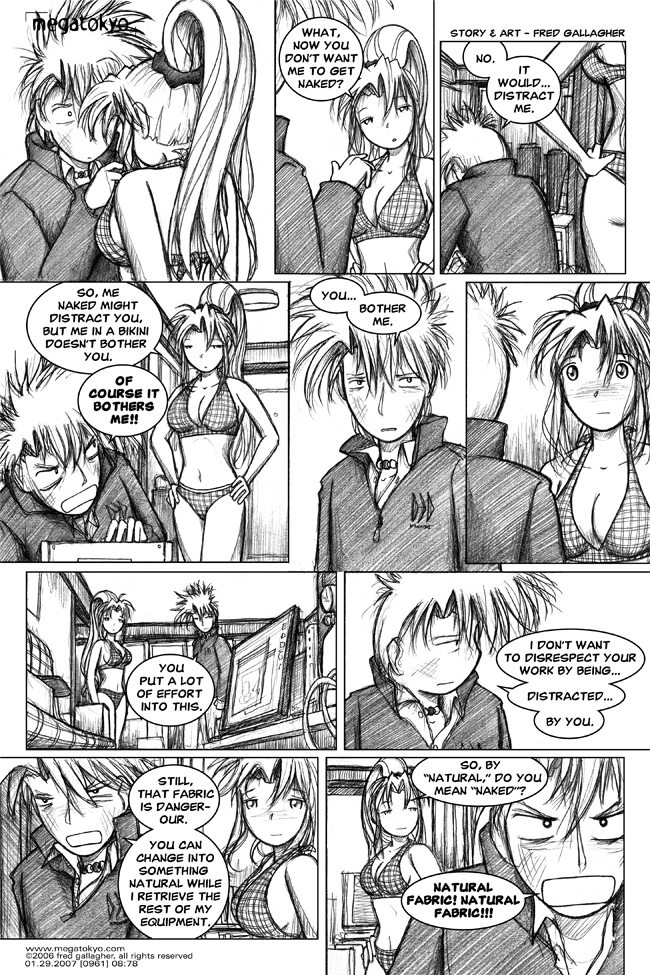 Comic 961: "you bother me", Chapter 8, Number 78, January 29th, 2007 Strip 961, Volume 5, Page 193