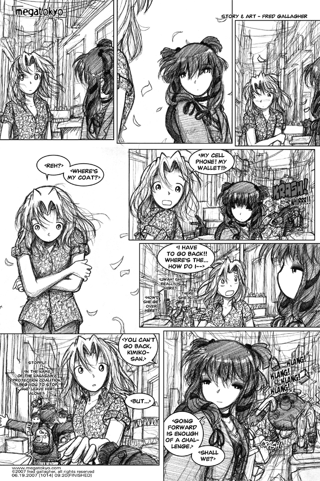 Comic 1015: "Enough of a challenge (FINAL)", Chapter 9, Number 20, June 19th, 2007 Strip 1015