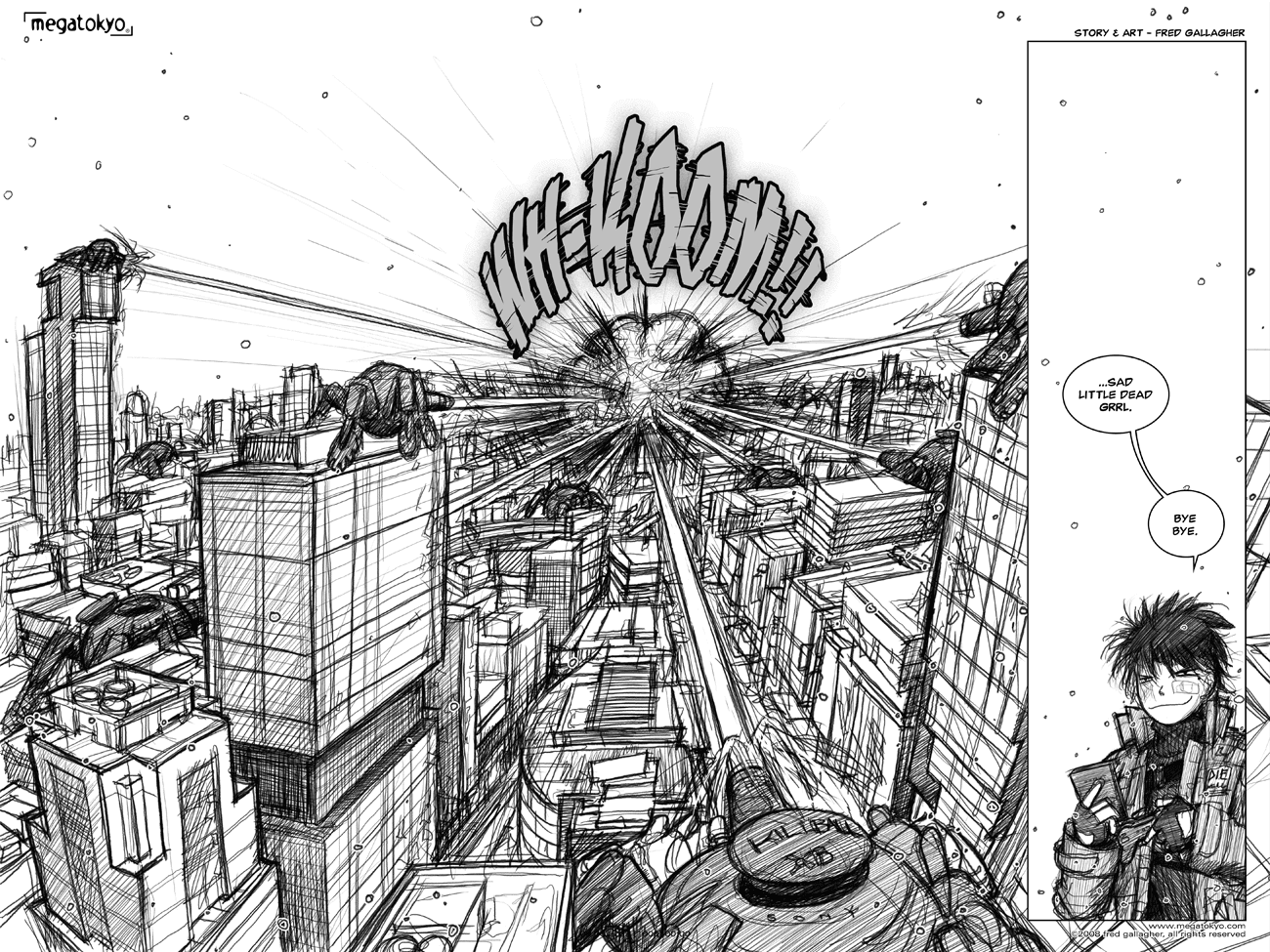 Comic 1124: "sad little dead grrl", Chapter 9, Number 117, May 23rd, 2008 Strip 1124