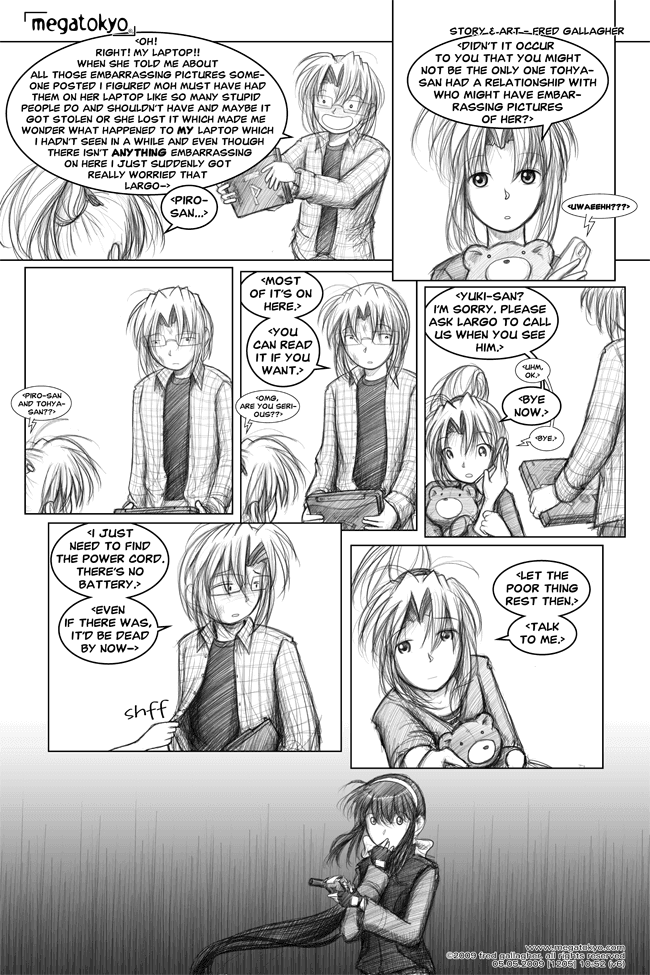 Comic 1205: "let the poor thing rest", Chapter 10, Number 52, May 6th, 2009 Strip 1205