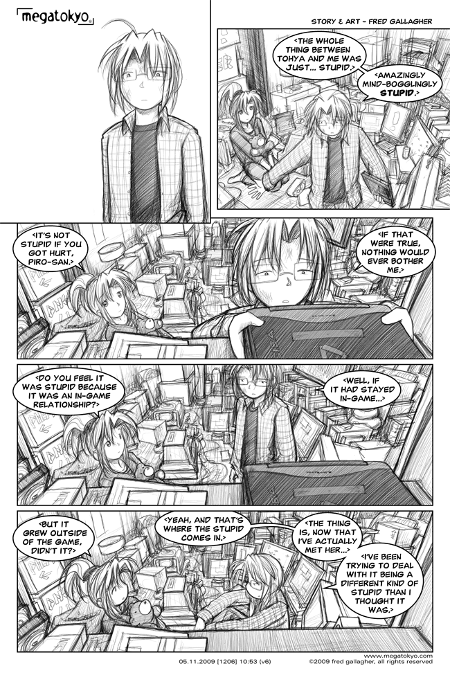 Comic 1206: "a different kind of stupid", Chapter 10, Number 53, May 11th, 2009 Strip 1206