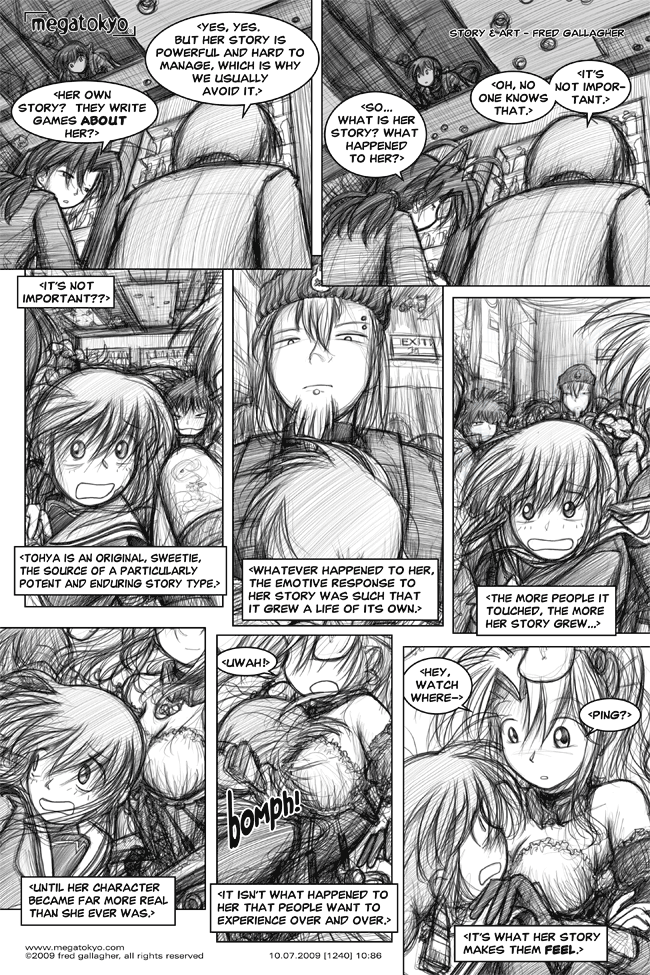 Comic 1240: "the source", Chapter 10, Number 86, November 7th, 2009 Strip 1240